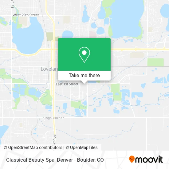 Classical Beauty Spa map