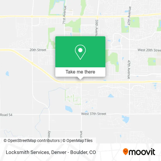 Locksmith Services map