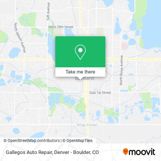 Gallegos Auto Repair map