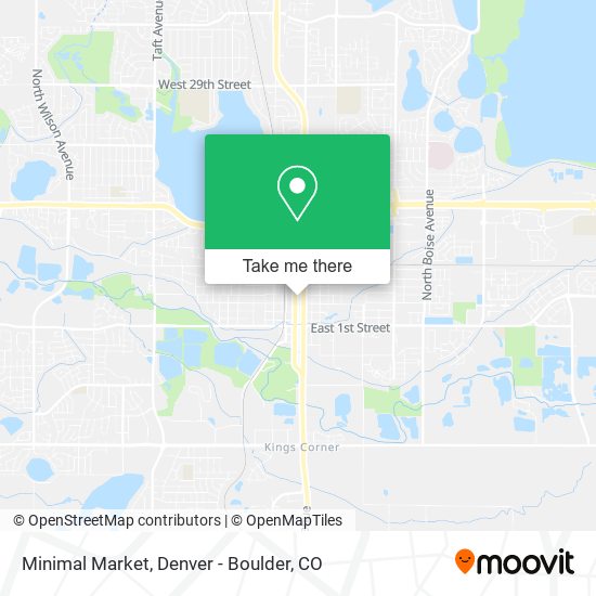 Minimal Market map