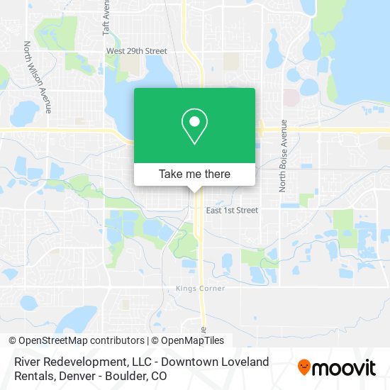 River Redevelopment, LLC - Downtown Loveland Rentals map