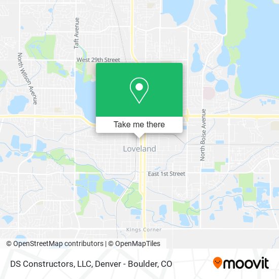 DS Constructors, LLC map