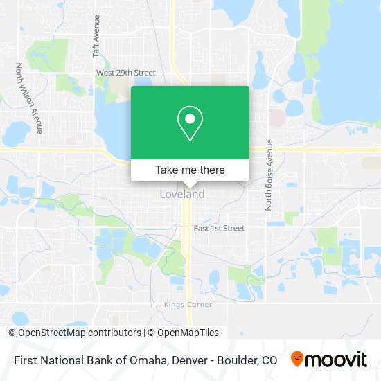 First National Bank of Omaha map