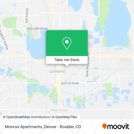 Monroe Apartments map