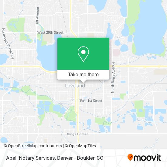 Mapa de Abell Notary Services