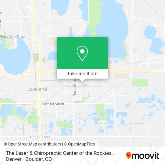 Mapa de The Laser & Chiropractic Center of the Rockies
