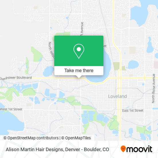 Alison Martin Hair Designs map