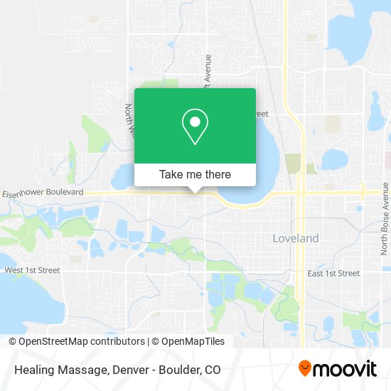 Healing Massage map