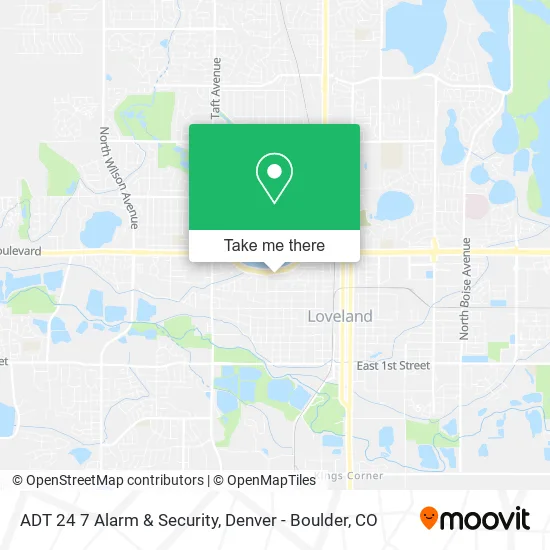ADT 24 7 Alarm & Security map