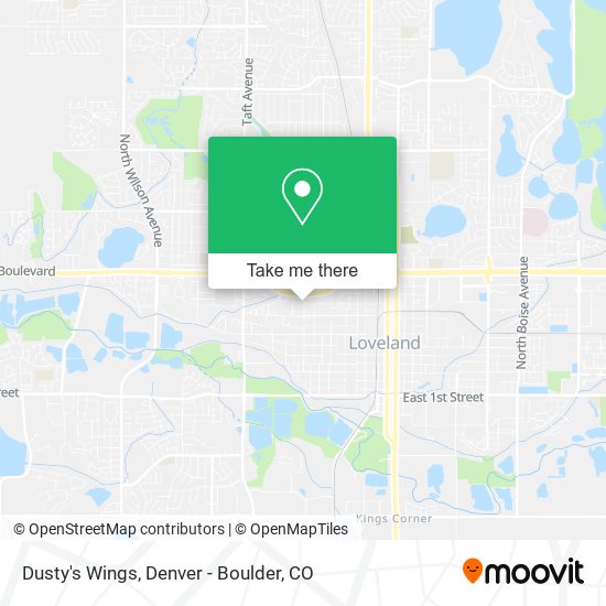Dusty's Wings map
