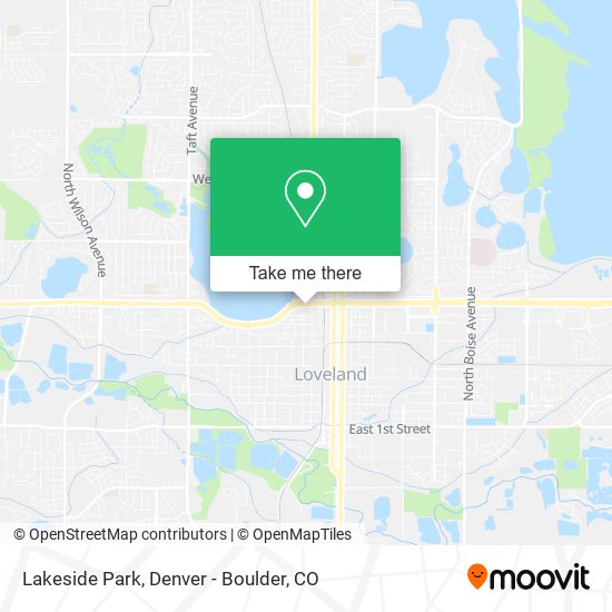 Mapa de Lakeside Park