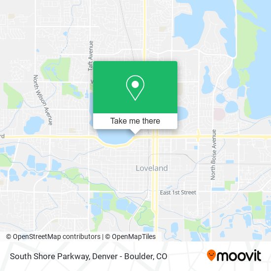 Mapa de South Shore Parkway