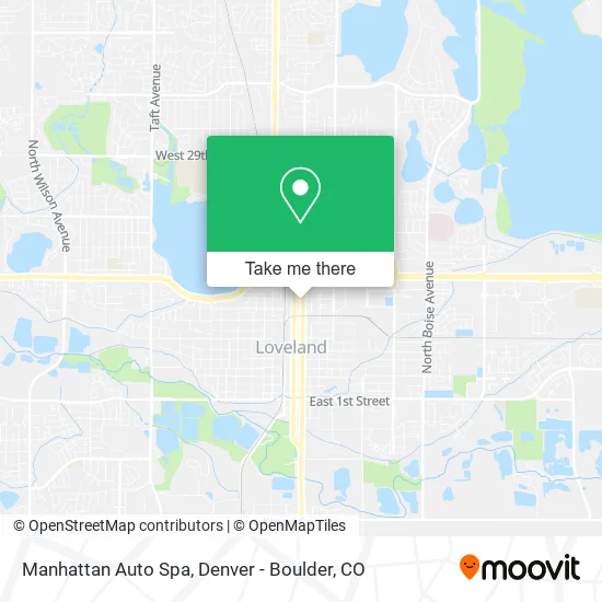 Manhattan Auto Spa map