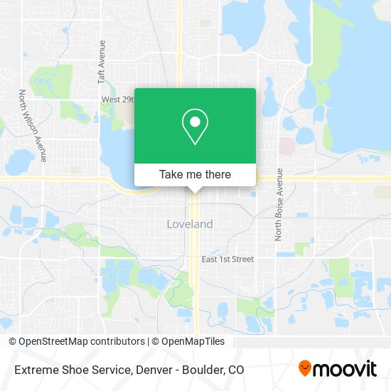 Mapa de Extreme Shoe Service