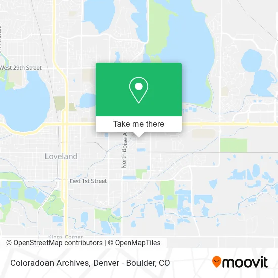 Coloradoan Archives map