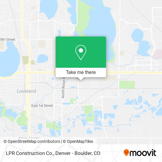 LPR Construction Co. map