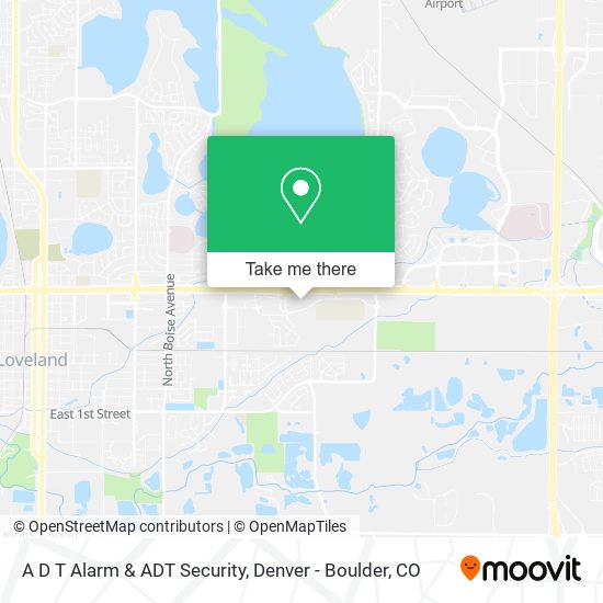 Mapa de A D T Alarm & ADT Security