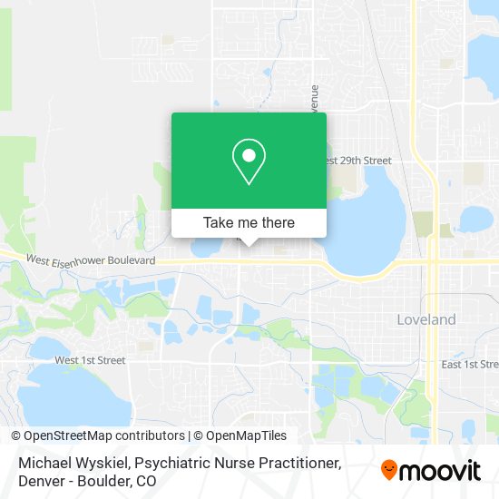 Michael Wyskiel, Psychiatric Nurse Practitioner map