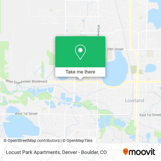 Mapa de Locust Park Apartments