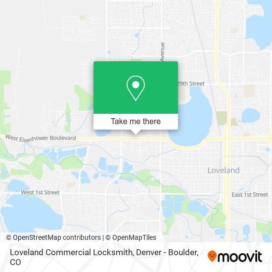 Loveland Commercial Locksmith map