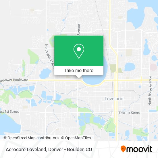 Aerocare Loveland map