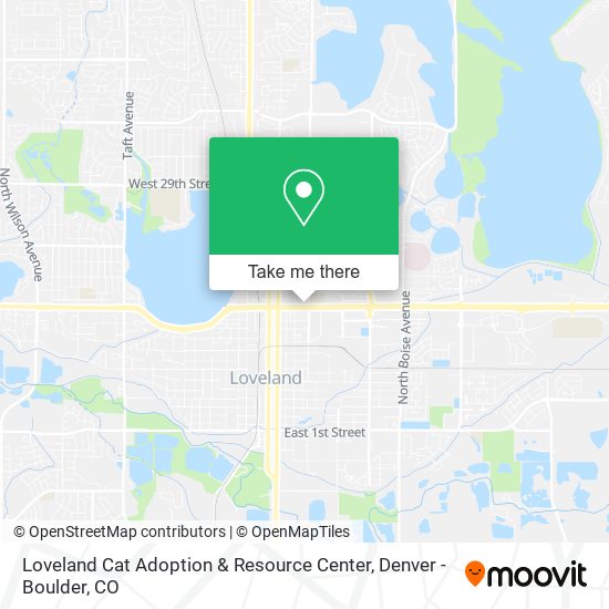 Loveland Cat Adoption & Resource Center map