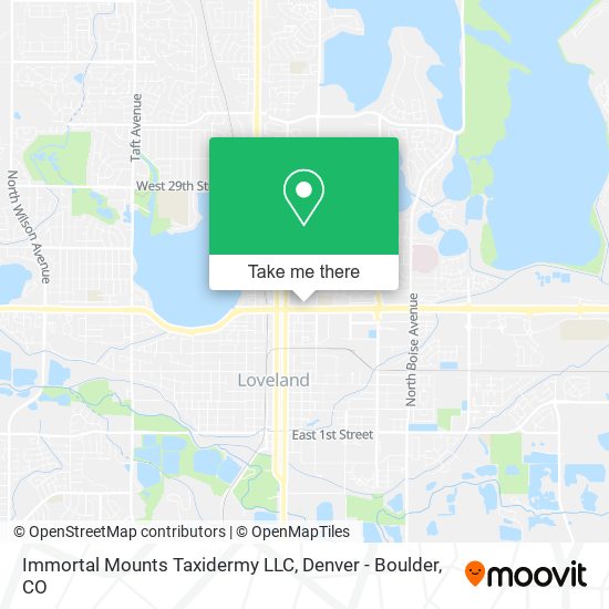 Immortal Mounts Taxidermy LLC map