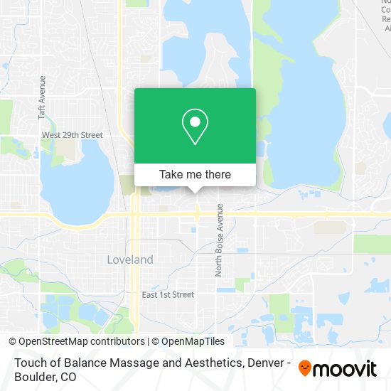 Mapa de Touch of Balance Massage and Aesthetics