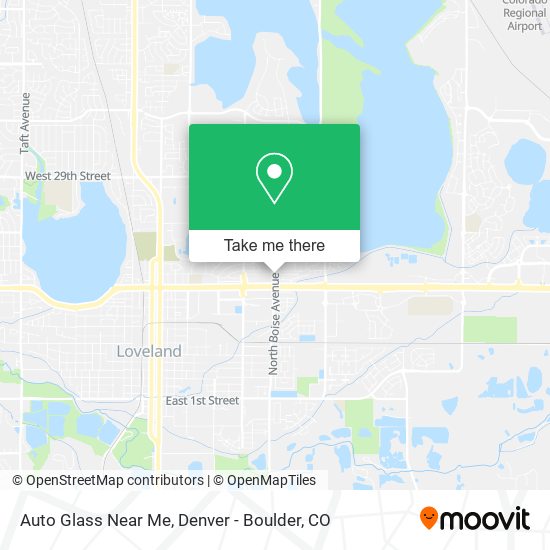 Auto Glass Near Me map