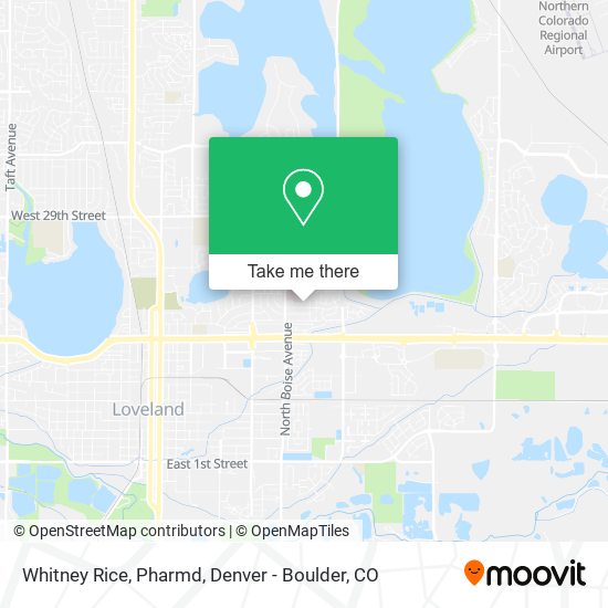 Mapa de Whitney Rice, Pharmd
