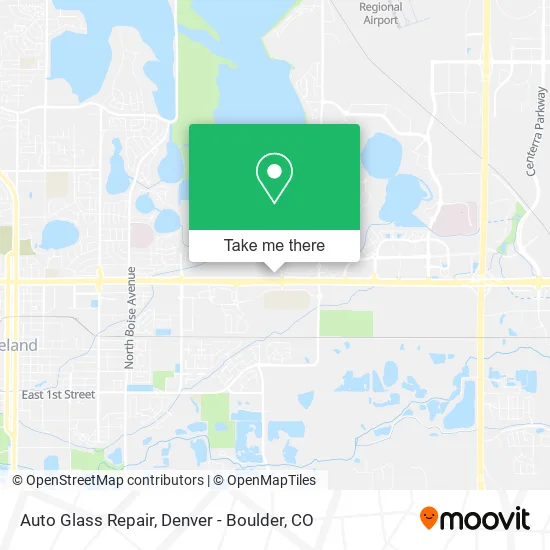 Auto Glass Repair map