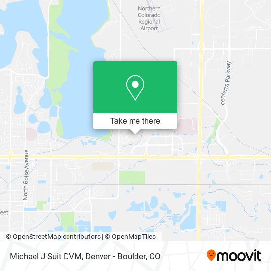 Michael J Suit DVM map