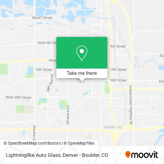 Mapa de Lightninglike Auto Glass
