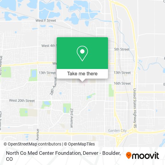 Mapa de North Co Med Center Foundation