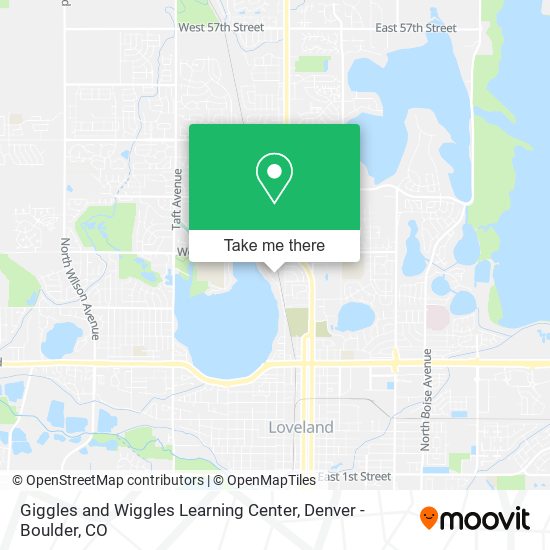 Giggles and Wiggles Learning Center map