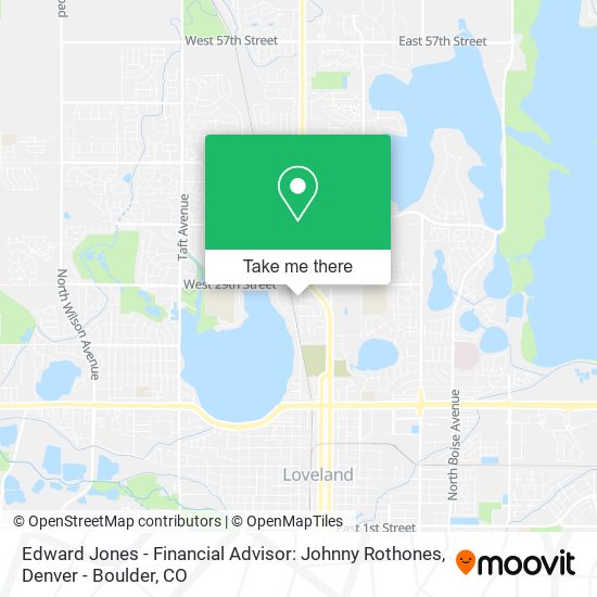 Mapa de Edward Jones - Financial Advisor: Johnny Rothones
