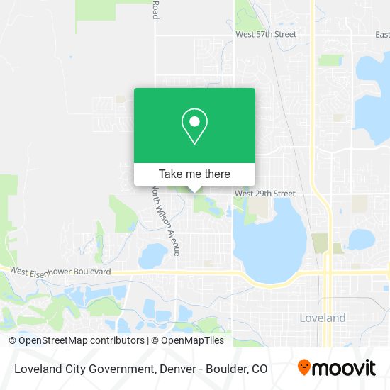 Loveland City Government map