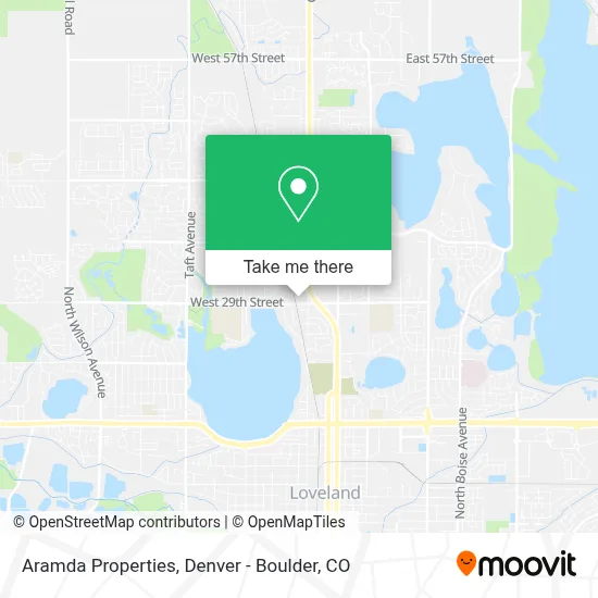 Aramda Properties map