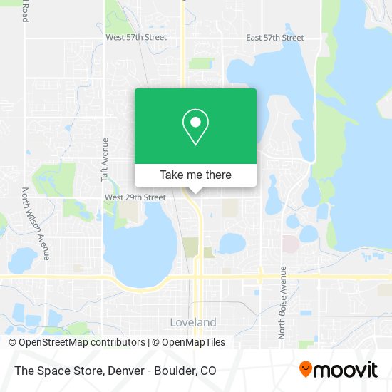 Mapa de The Space Store