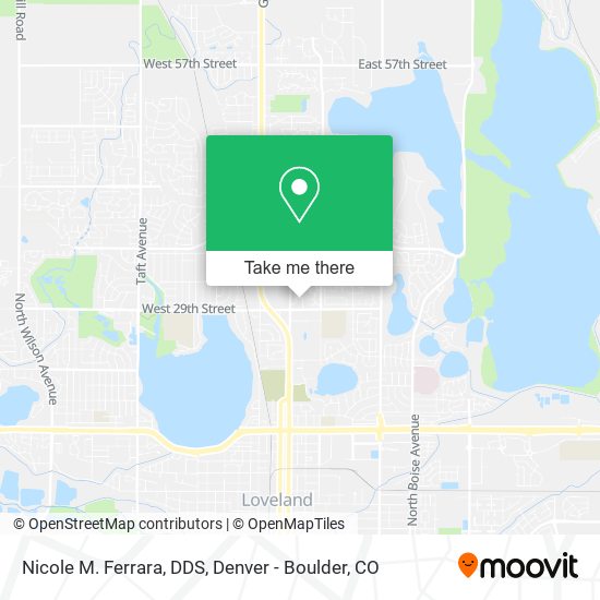 Nicole M. Ferrara, DDS map