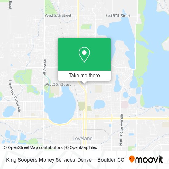 King Soopers Money Services map