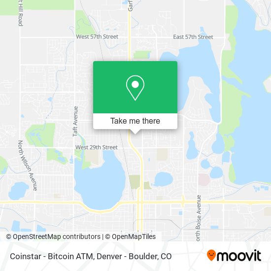 Mapa de Coinstar - Bitcoin ATM