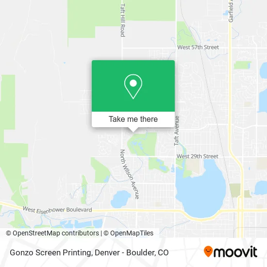 Gonzo Screen Printing map