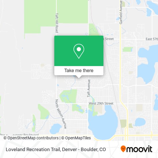 Loveland Recreation Trail map