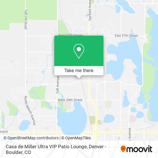 Casa de Miller Ultra VIP Patio Lounge map