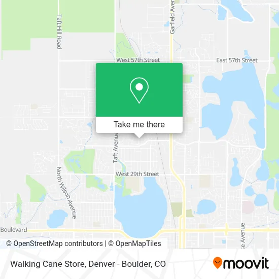 Walking Cane Store map