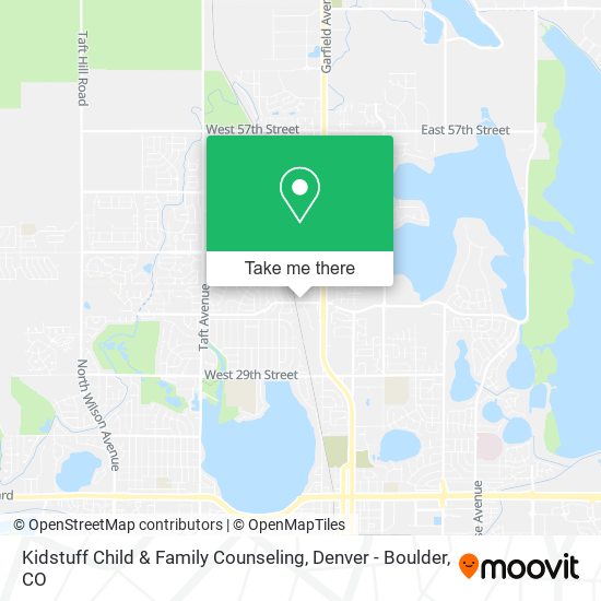 Mapa de Kidstuff Child & Family Counseling