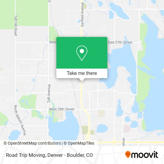 Road Trip Moving map