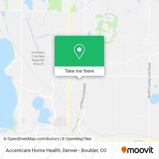 Mapa de Accentcare Home Health