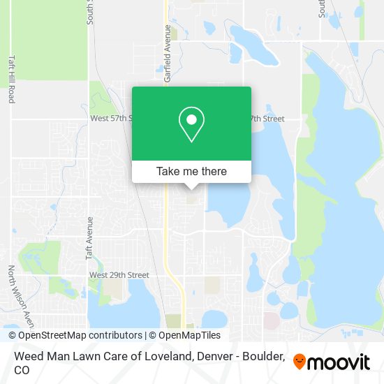 Mapa de Weed Man Lawn Care of Loveland